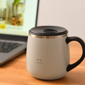 Bruno Stainless Mug Short With Lid 320ml