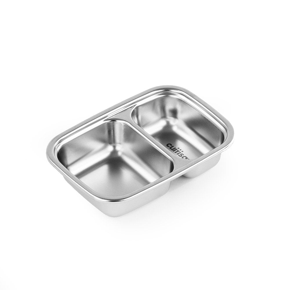 Cuitisan 2 Partition Rectangle No.3 Container - 700ml