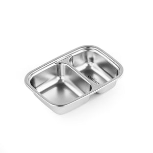 Cuitisan 2 Partition Rectangle No.3 Container - 700ml