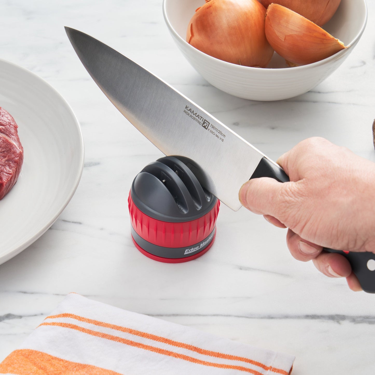 Edgemaster The Droid 3 Stage Knife Sharpener with Suction Base 6cm