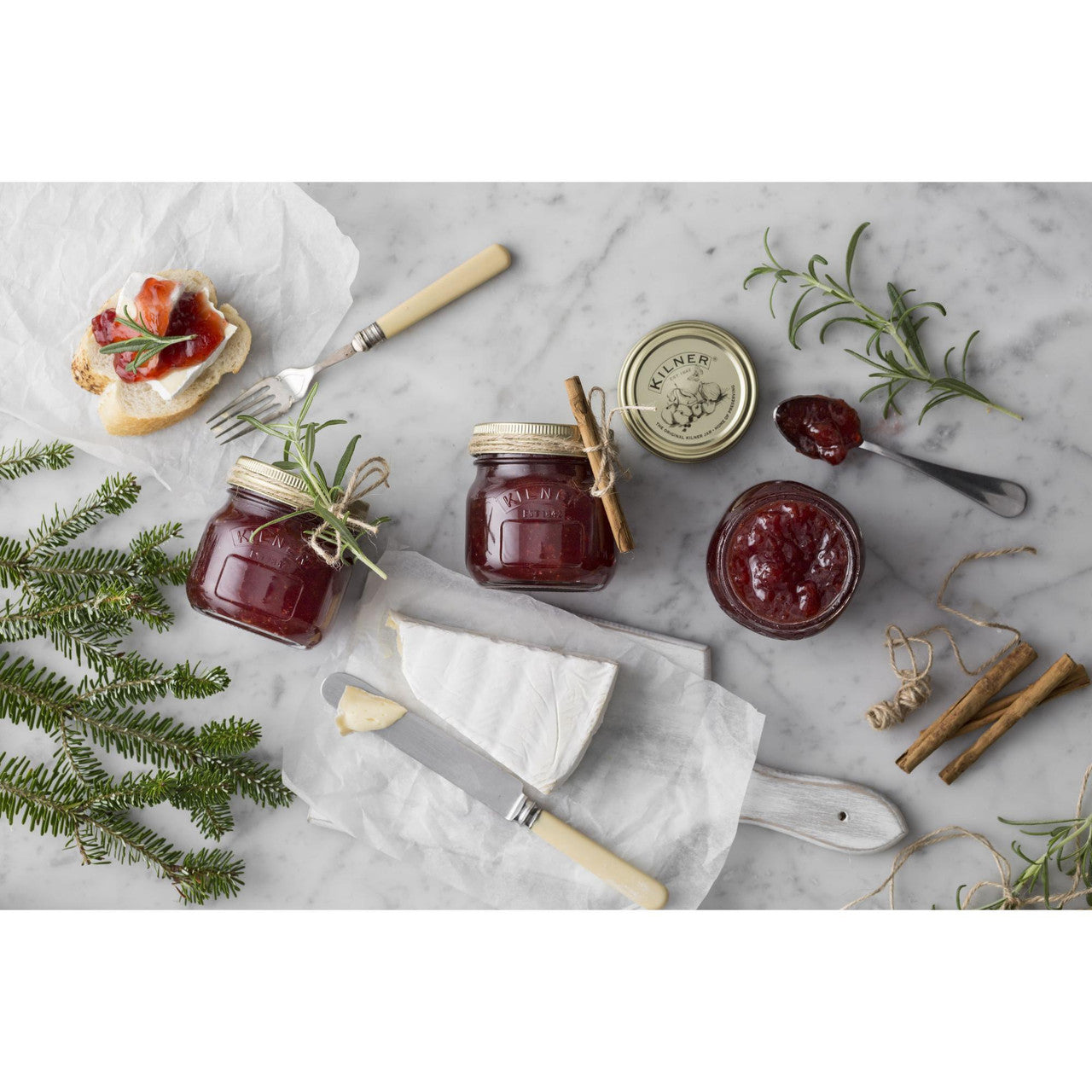 Set of 6 Preserve Jars, 250ml