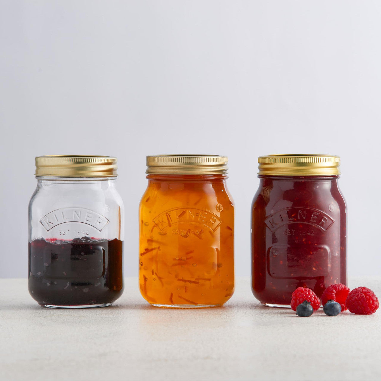Set of 6 Preserve Jars, 500ml