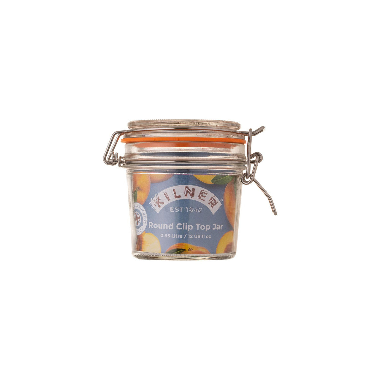 Clip Top Round Jar, 350ml