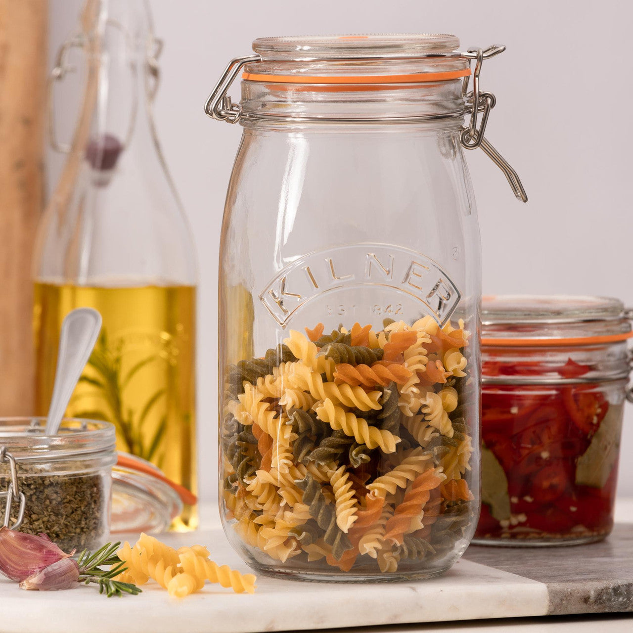 Clip Top Round Jar, 1.5 Litre