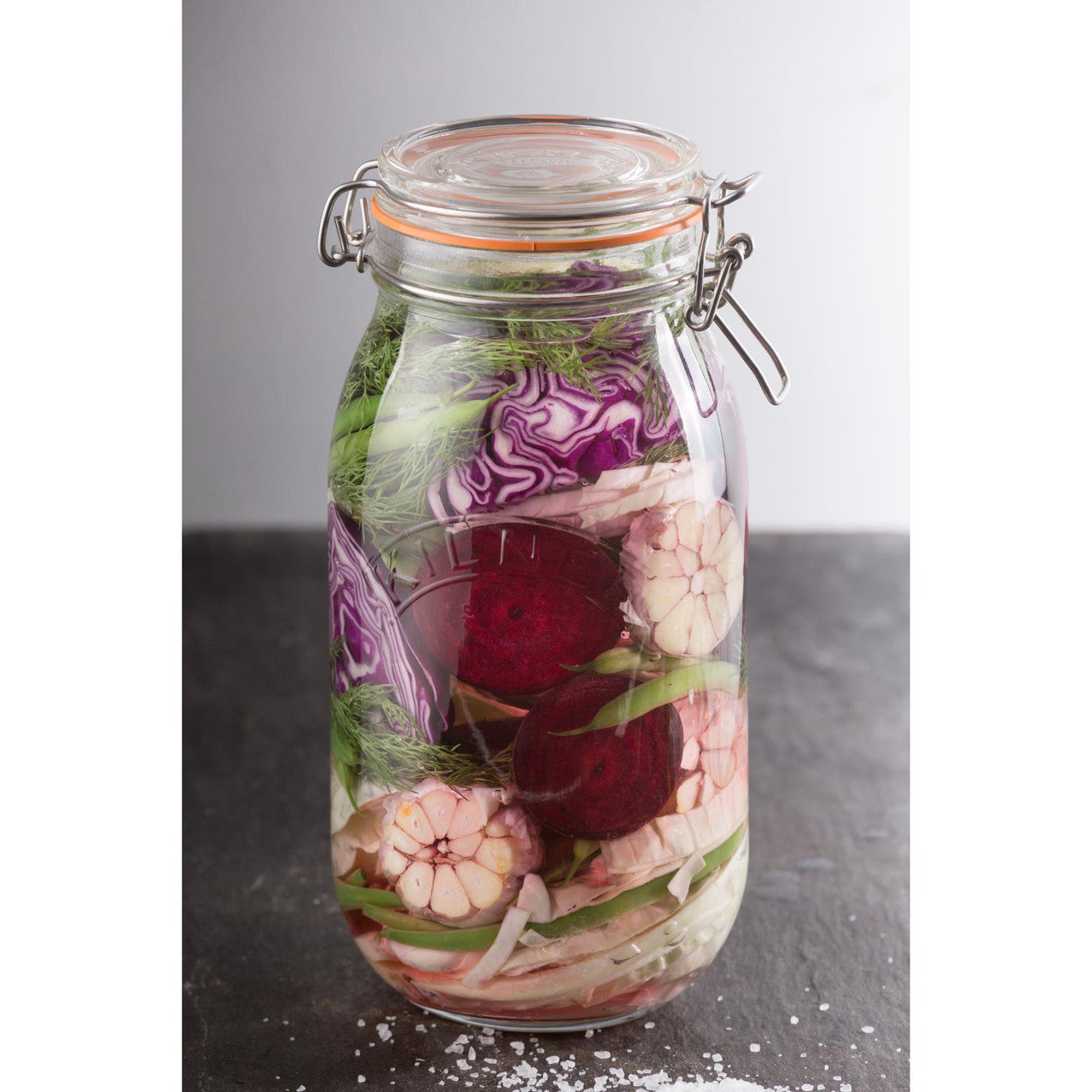 Clip Top Round Jar, 1.5 Litre
