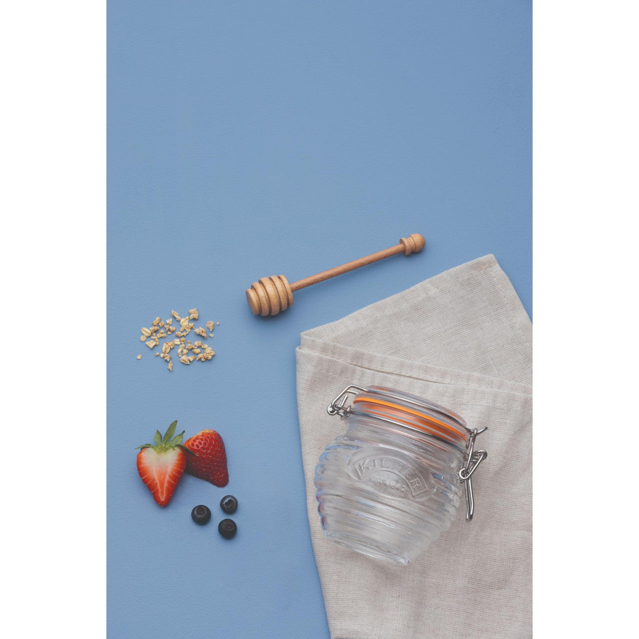 Honey Pot with Drizzler Spoon, 400ml