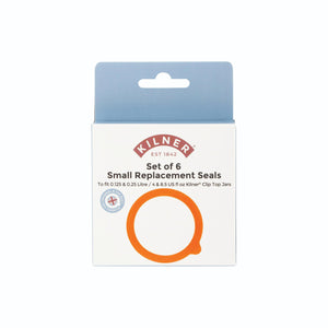 Pack of 6 Small Rubber Seals, 125ml