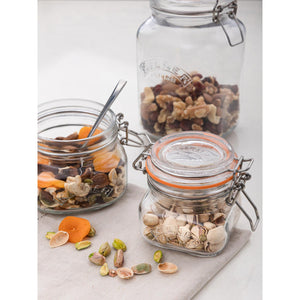 Square Clip Top Jar, 250ml