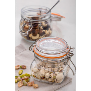 Square Clip Top Jar, 250ml