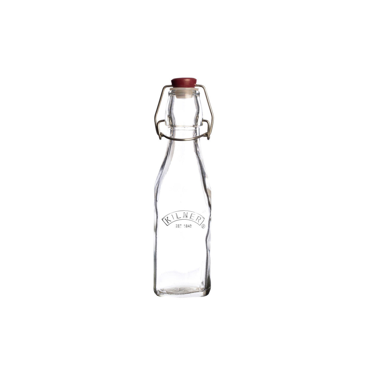 Clip Top Square Bottle, 250ml