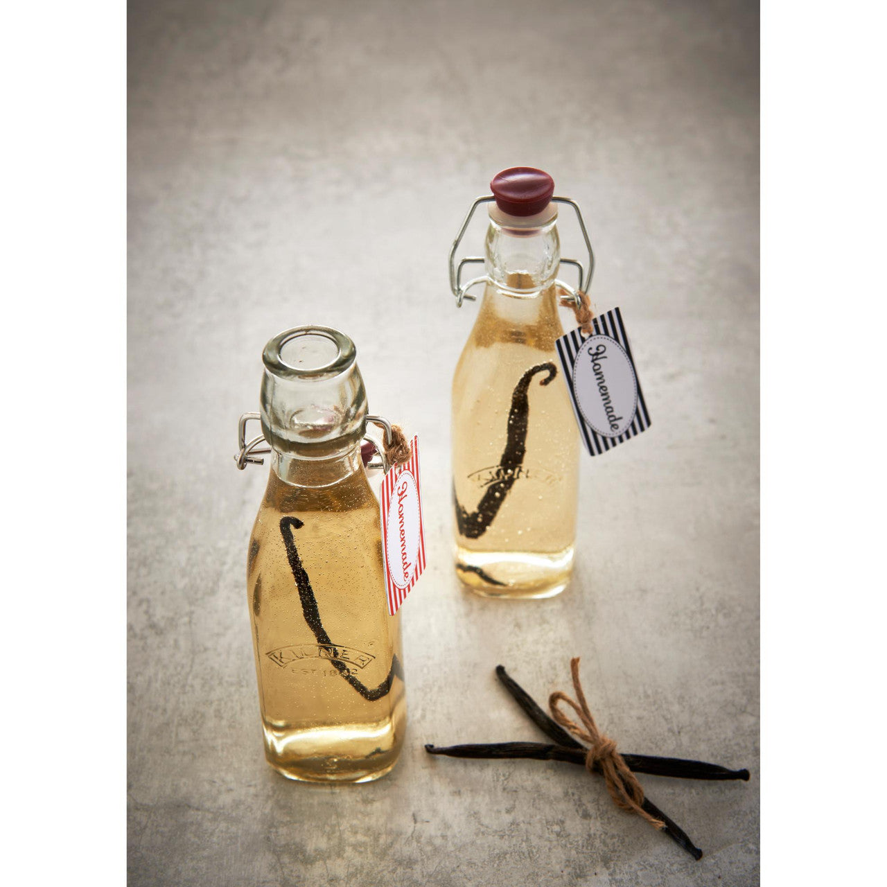 Clip Top Square Bottle, 250ml