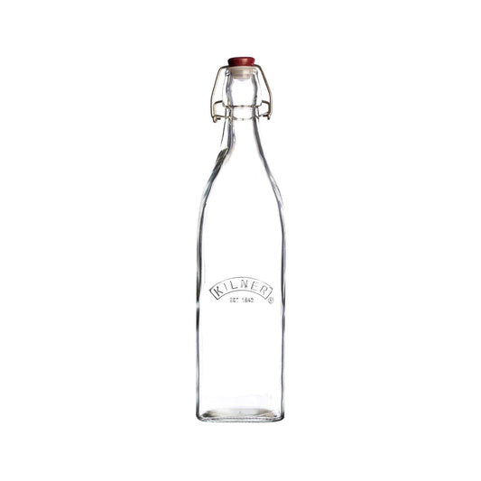Clip Top Square Bottle, 550ml