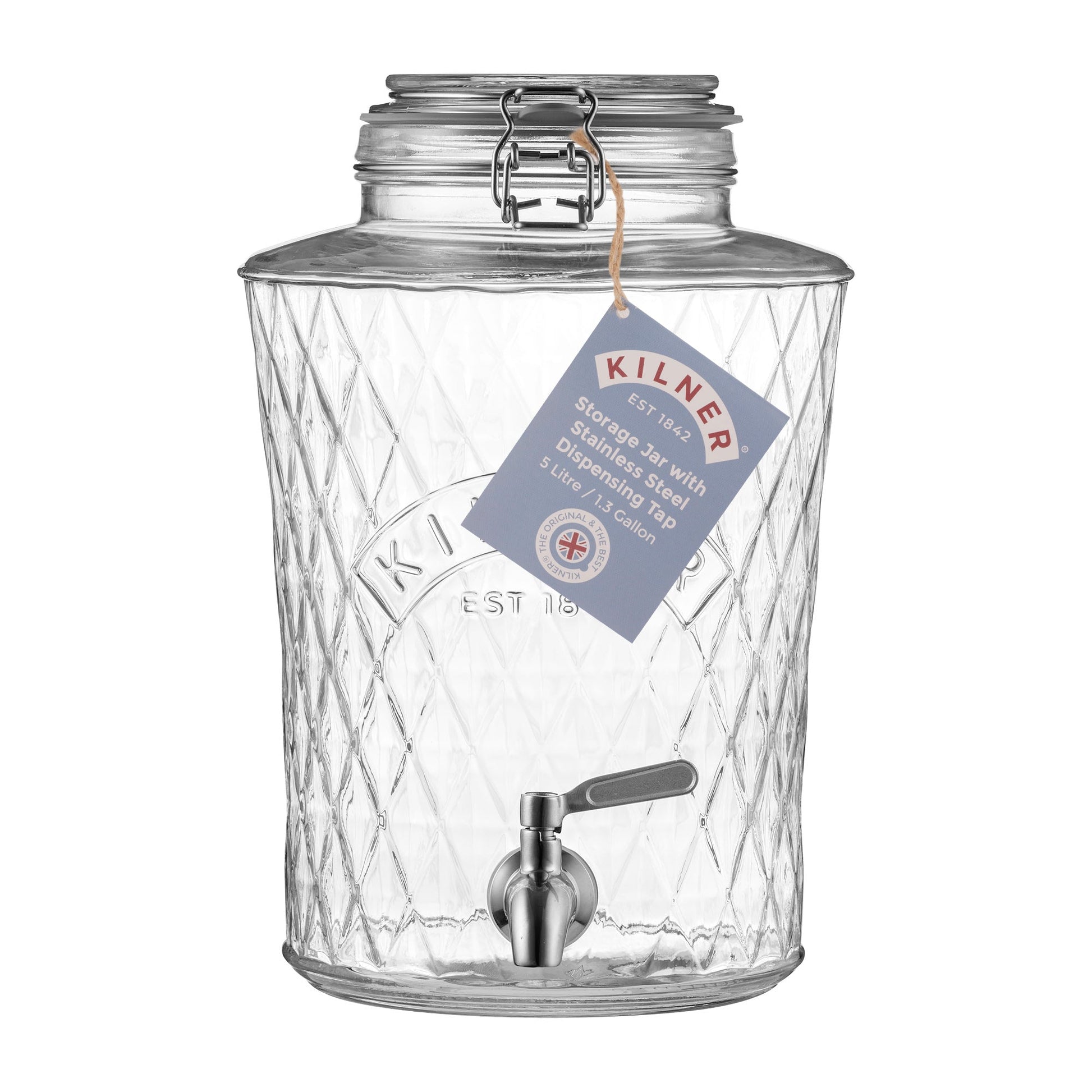 Clip Top Diamond Dispenser, 5 Litre
