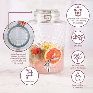 Clip Top Diamond Dispenser, 5 Litre