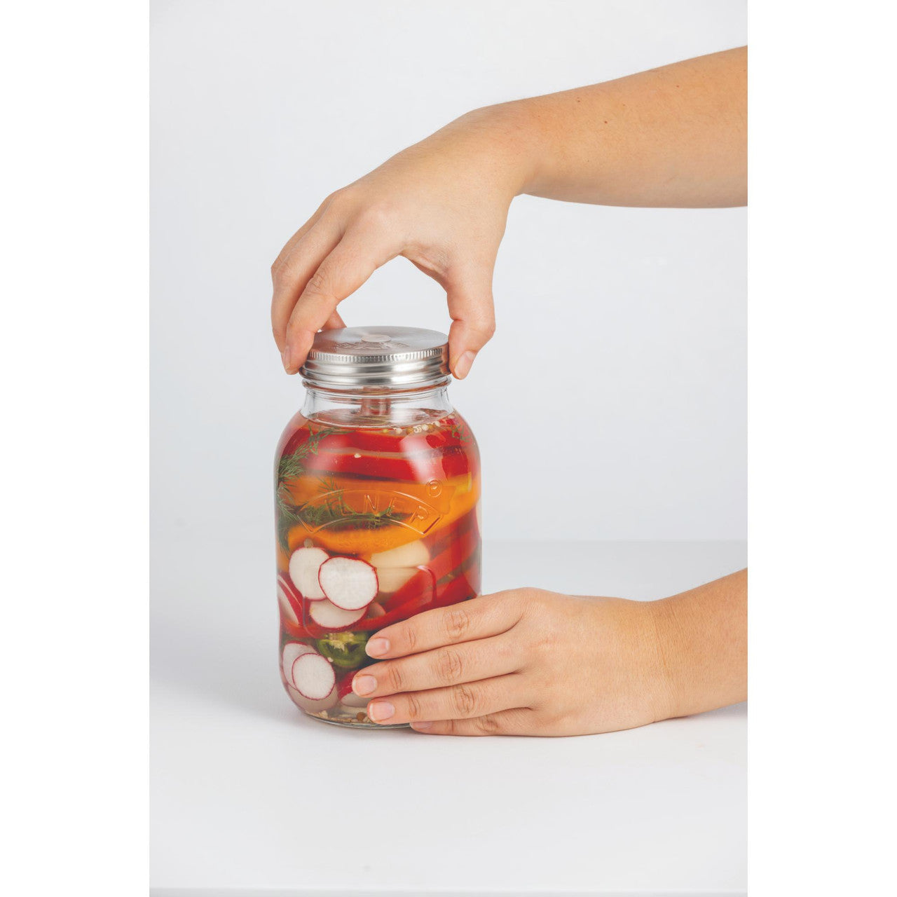 Set of 2 Fermentation Jars, 1 Litre