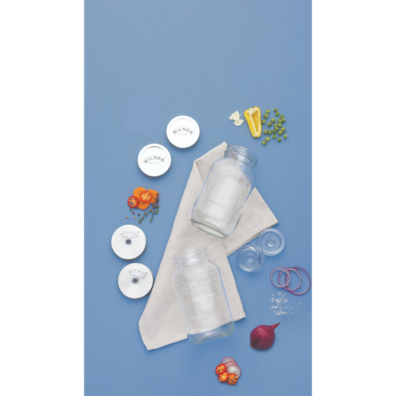 Set of 2 Fermentation Jars, 1 Litre