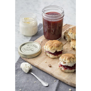 Pack of 6 Wide Mouth Preserve Jars, 350ml