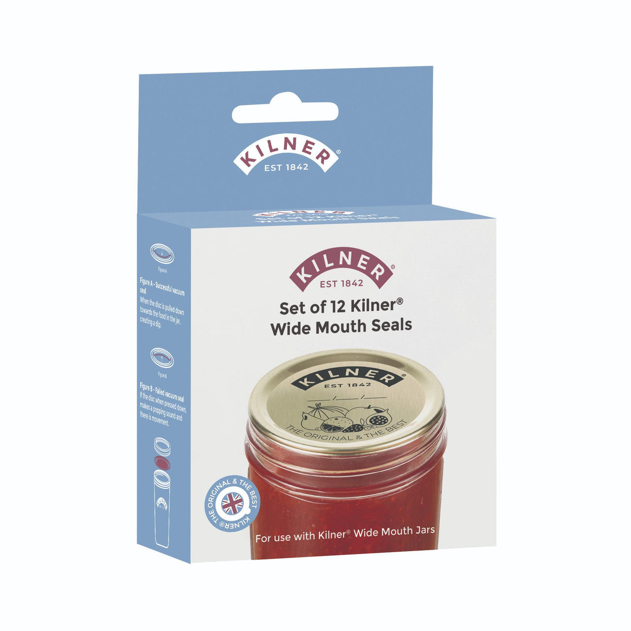Pack of 12 Wide Mouth Seals