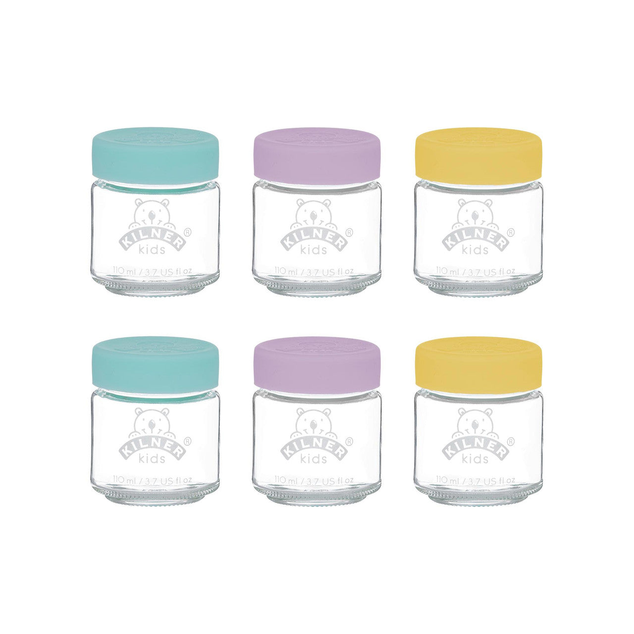 Set of 6 Kids Jars, 110ml