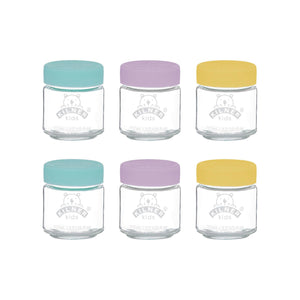 Set of 6 Kids Jars, 110ml