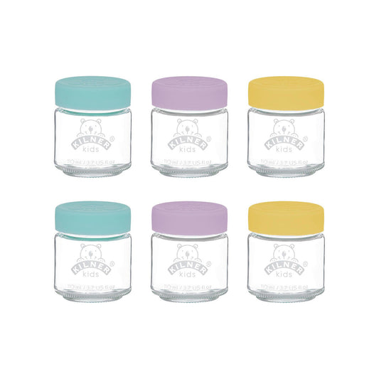Set of 6 Kids Jars, 110ml