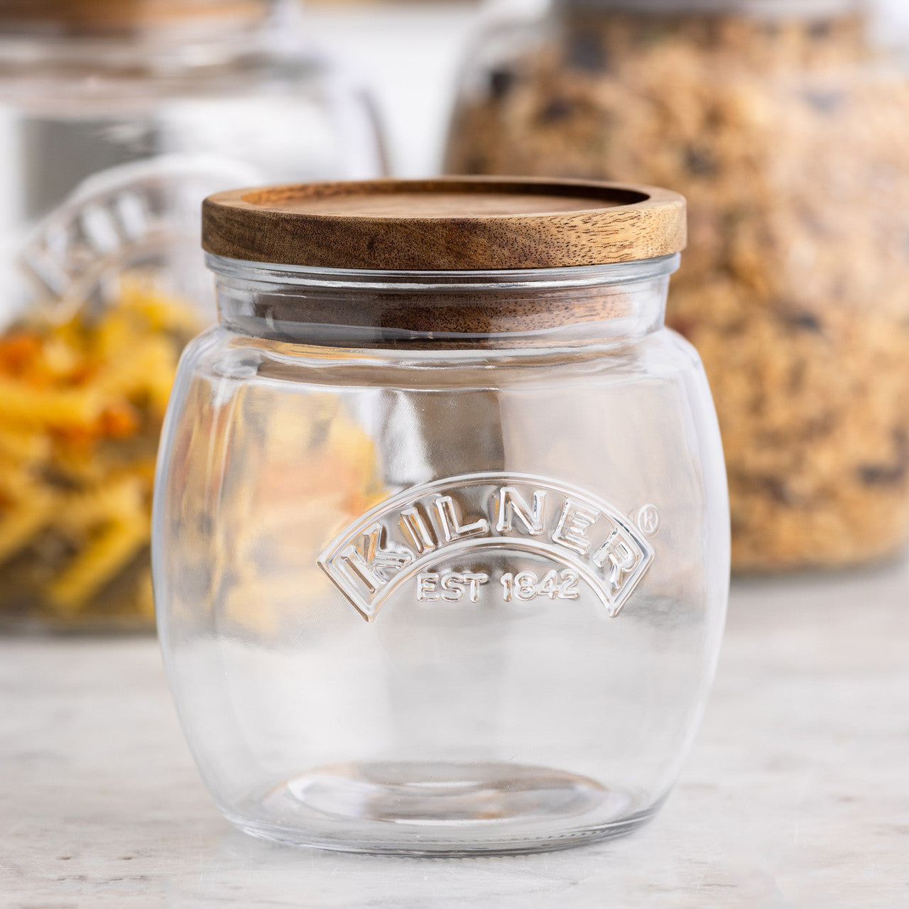 Universal Jar Acacia Wooden Lid, 850ml
