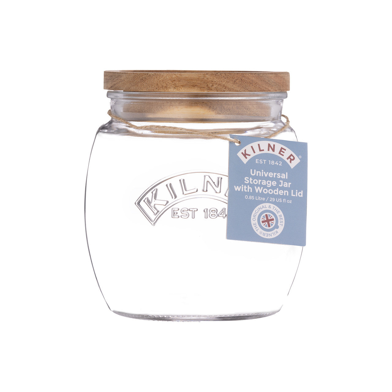 Universal Jar Acacia Wooden Lid, 850ml