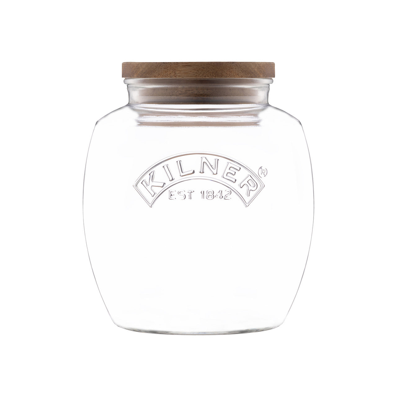 Universal Jar Acacia Wooden Lid, 2 Litre