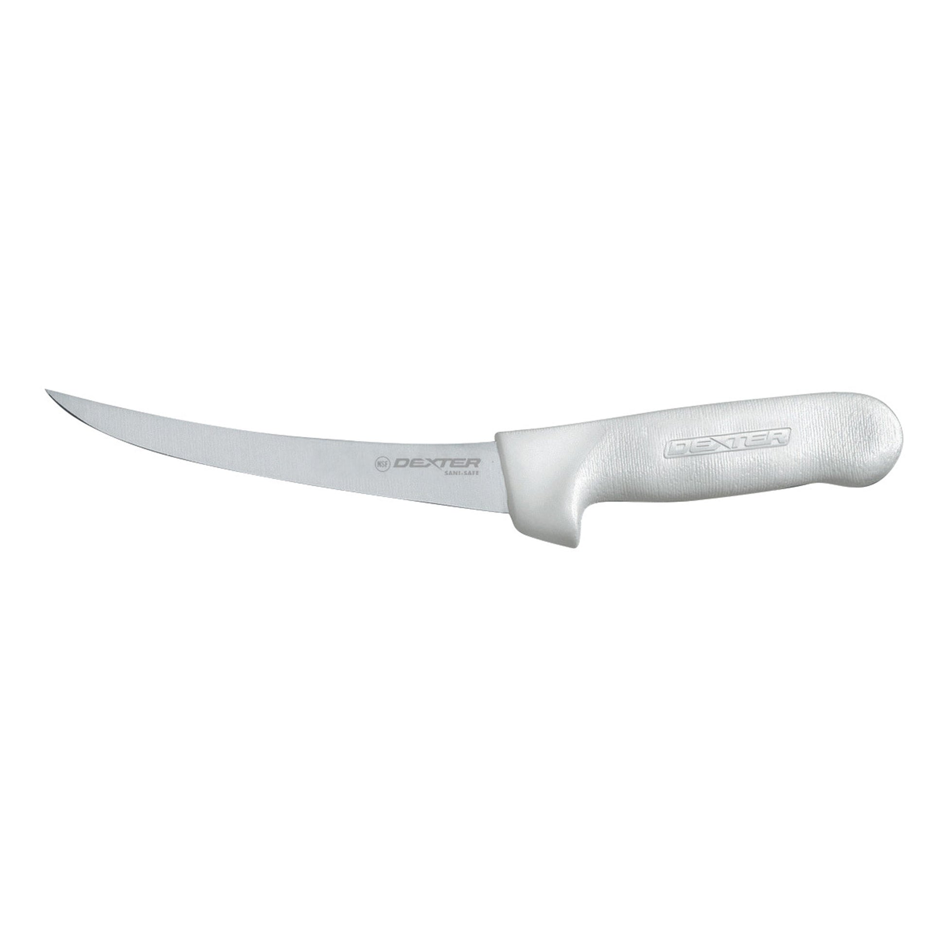 SANI-SAFE® 5"/13cm Flexible Curved Boning Knife
