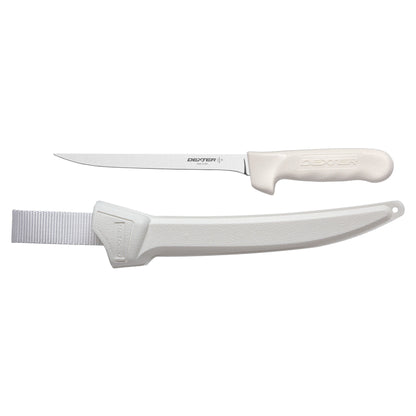 SANI-SAFE® 7"/18cm Narrow Fillet Knife W/Sheath - 18cm