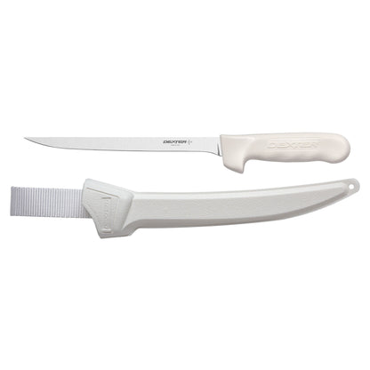 SANI-SAFE® 7"/18cm Narrow Fillet Knife W/Sheath - 20cm
