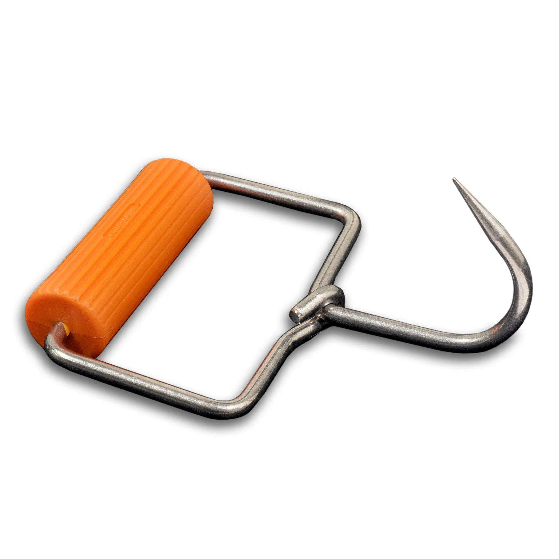 BARR ¼" Dia., 4½"/11cm Open Grip Hook, Rnd. Ribbed Handle