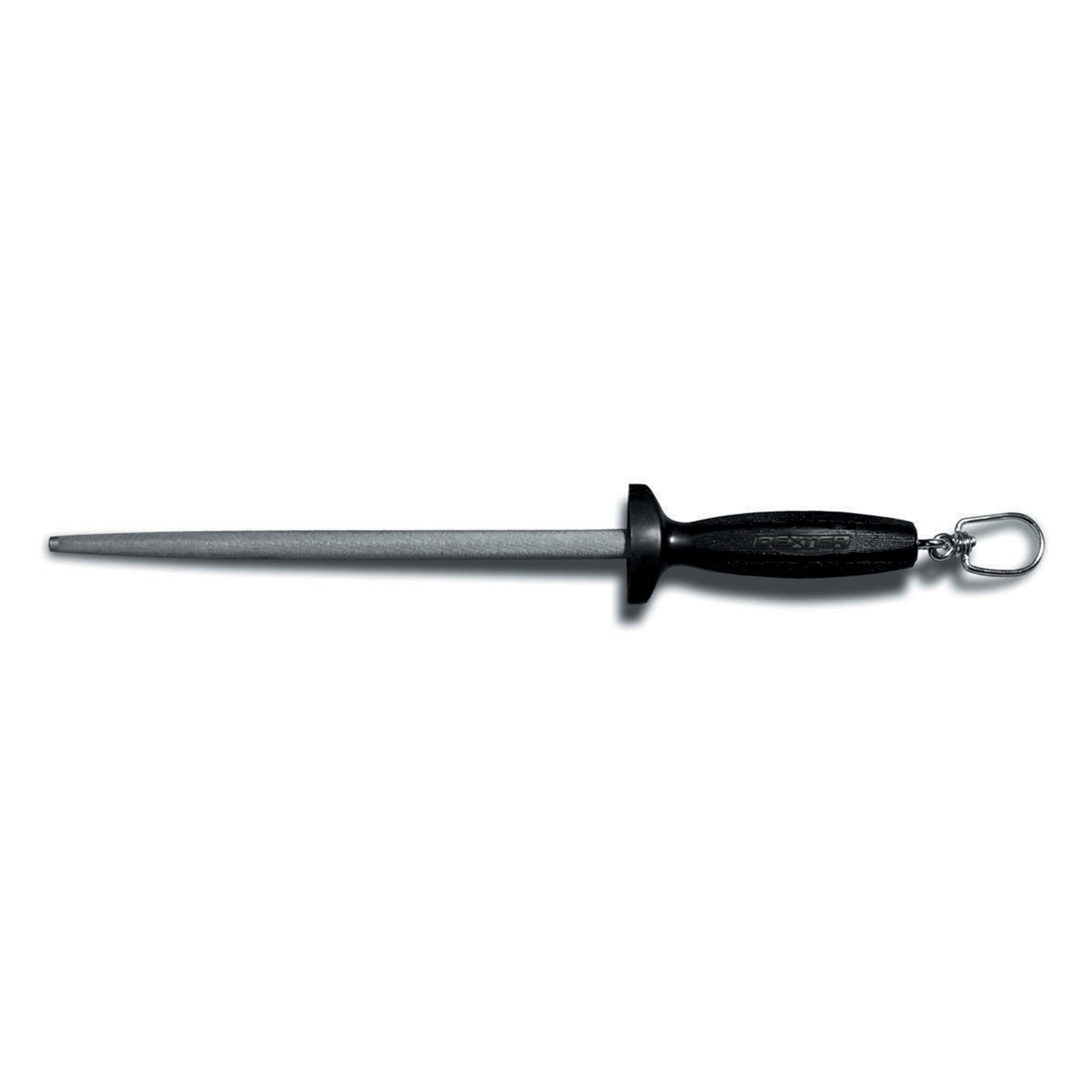 10"/25cm Edge Sharpener Steel Black Handle