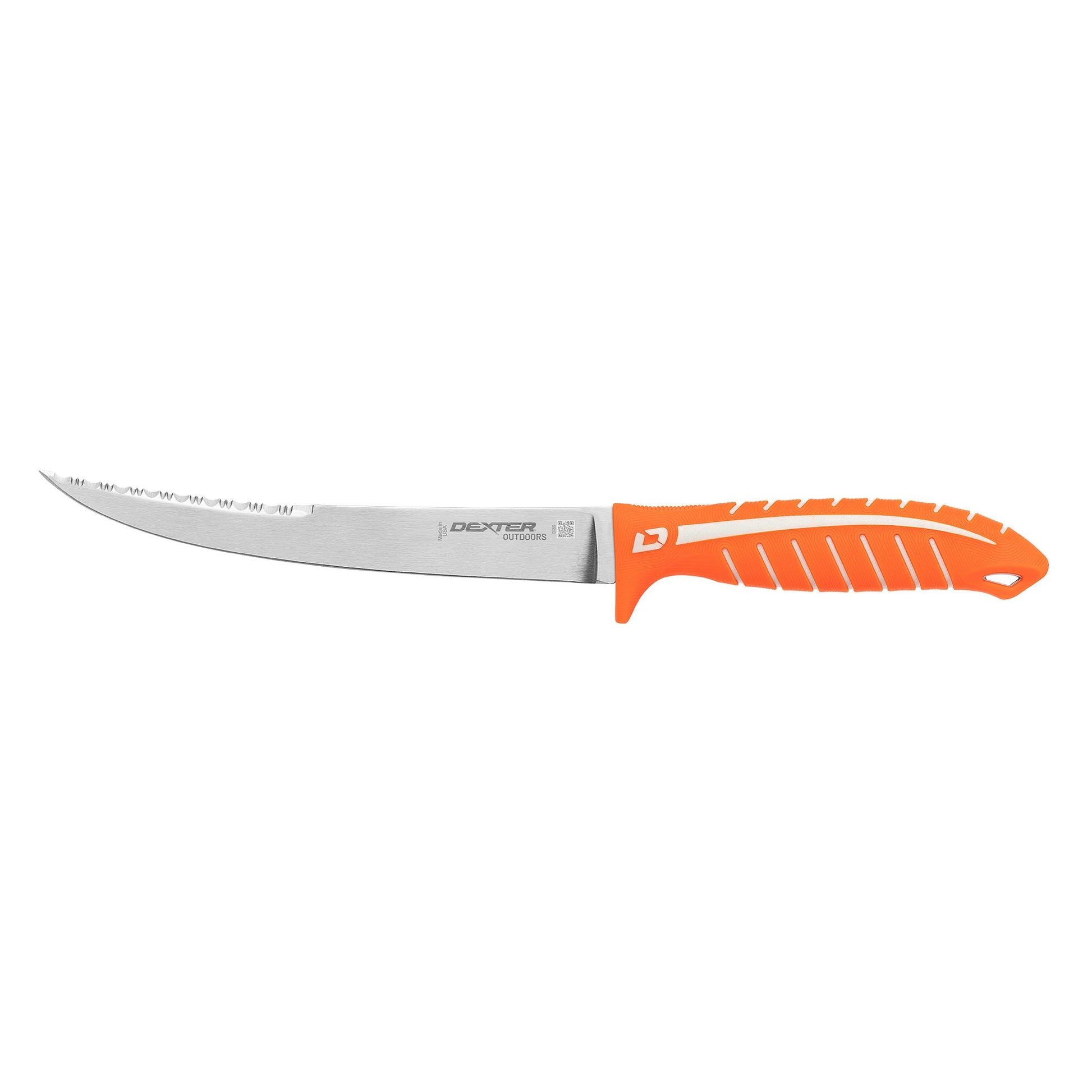 DEXTREME® Dual Edge 8"/20cm Stiff Fillet Knife Dx8S With Sheath
