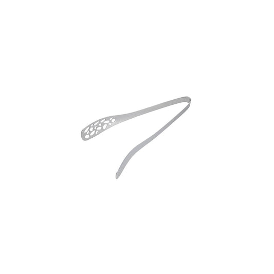 Chef Inox Stainless Steel Tongs - Perforated & Solid, 250mm, Mirror Finish