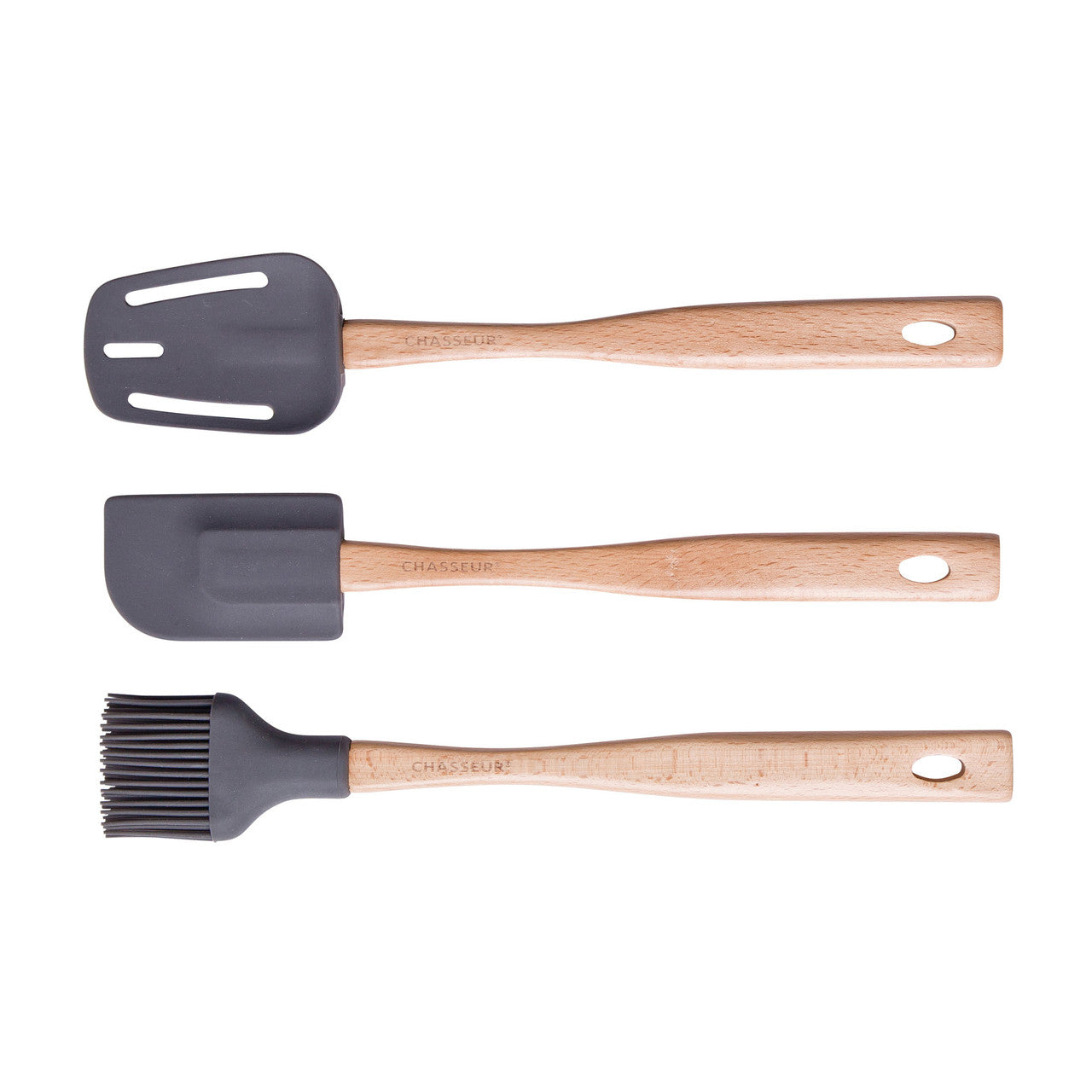 Spatula, Brush & Spoon Set Caviar