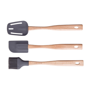 Spatula, Brush & Spoon Set Caviar