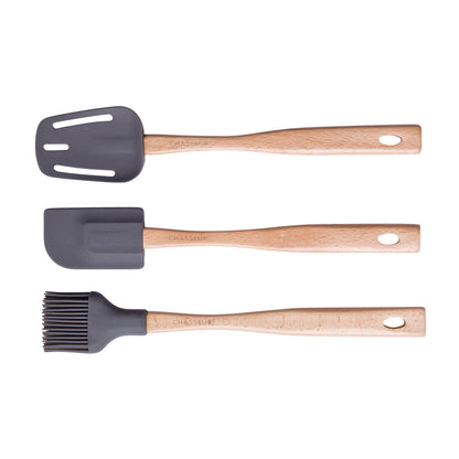 Spatula, Brush & Spoon Set Caviar