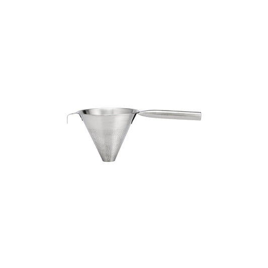 Chef Inox Conical Strainer Pipe Handle Heavy Duty Stainless Steel 180mm - Kitchenly