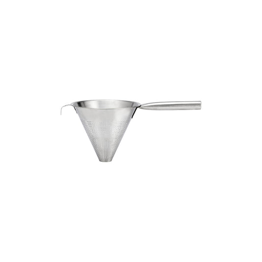 Chef Inox Conical Strainer Pipe Handle Heavy Duty Stainless Steel 200mm - Kitchenly