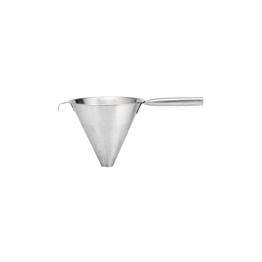 Chef Inox Conical Strainer Pipe Handle Heavy Duty Stainless Steel 220mm - Kitchenly