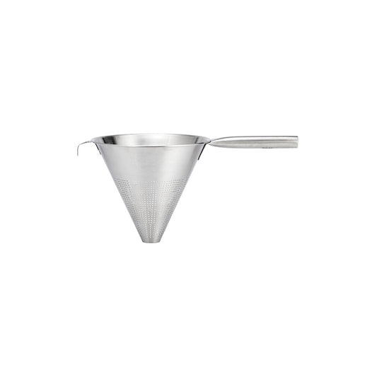 Chef Inox Conical Strainer Pipe Handle Heavy Duty Stainless Steel 240mm - Kitchenly
