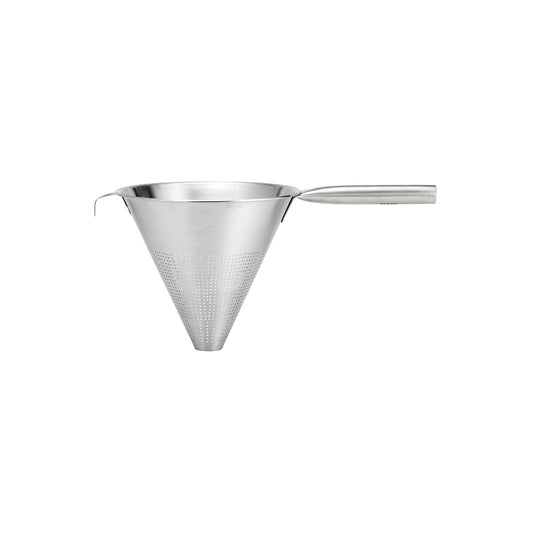 Chef Inox Conical Strainer Pipe Handle Heavy Duty Stainless Steel 260mm - Kitchenly
