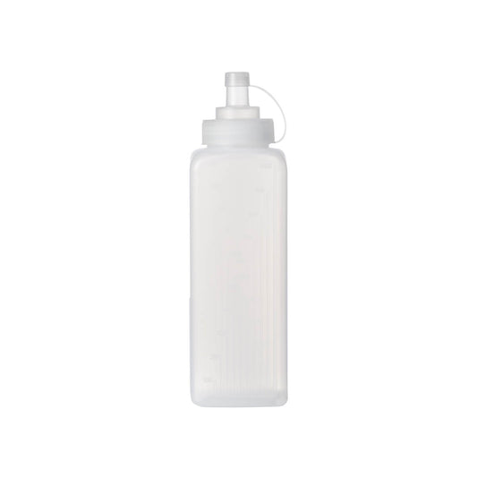 Chef Inox Square Wide Mouth Squeeze Bottle - Graduated, 1L, Box of 10