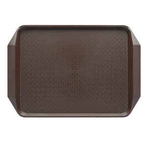 Chef Inox Rectangular Polypropylene Fast Food Tray - 425x300mm
