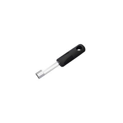 Chef Inox Easy Grip Stainless Steel Apple Corer with Black Handle - 183mm