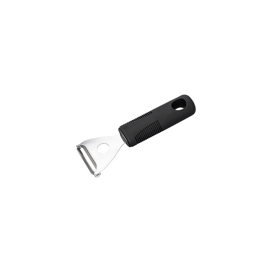 Chef Inox Easy Grip Stainless Steel Y Peeler with Black Handle - 160mm