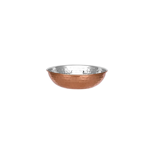 Chef Inox Kadai Bowl No Handles Stainless Steel With Copper Plate 170x50mm - Kitchenly