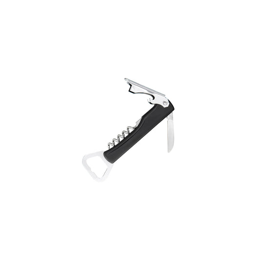 Chef Inox Waiters Friend & Crown Opener with Black Handle