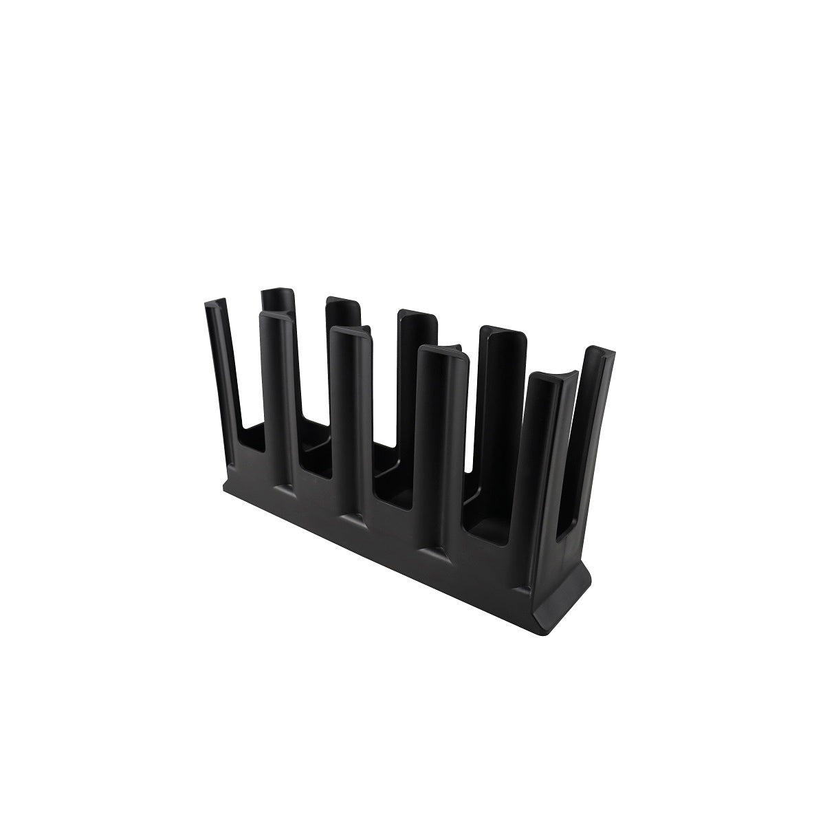 Chef Inox 4-Compartment Horizontal Cup Organiser - Black